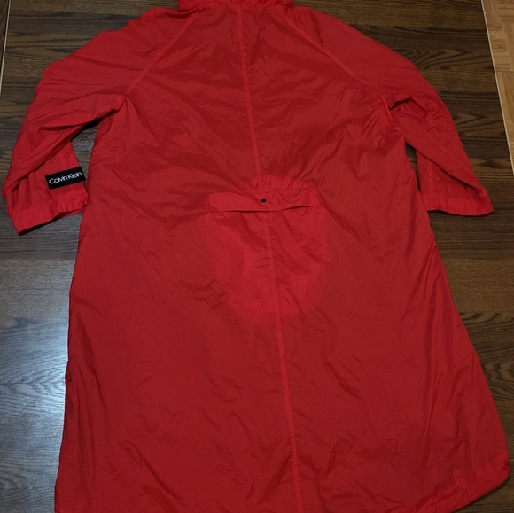 RARE High-end STREETWEAR Collection CALVIN KLEIN OVERSIZED Full Length Rain Coat - Picture 8 of 16